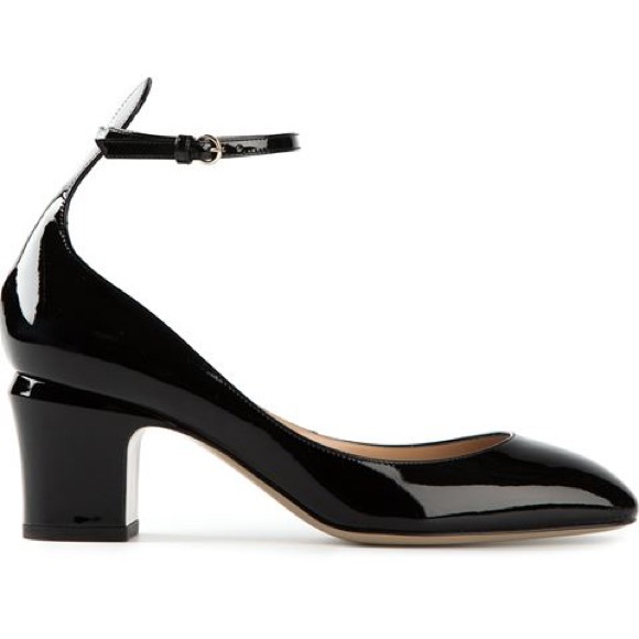 Valentino black patent leather Mary Janes 38.5 - Picture 3 of 6